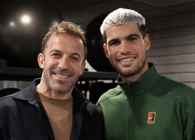  دیدار کارلوس آلکاراس با الکس دل‌پیرو در تورین