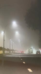  عکس: مه غلیظ در رشت