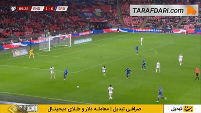  گل دیدنی ابرچی ازه به صربستان (انگلیس 2-0 صربستان)