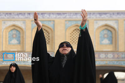 اقامه نماز باران - حرم حضرت عبدالعظیم حسنی علیه السلام