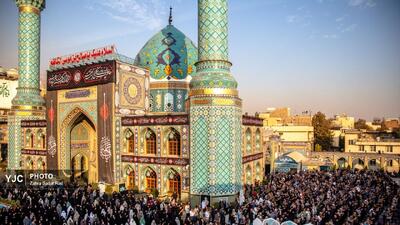  اقامه نماز طلب باران در امام زاده صالح(ع)