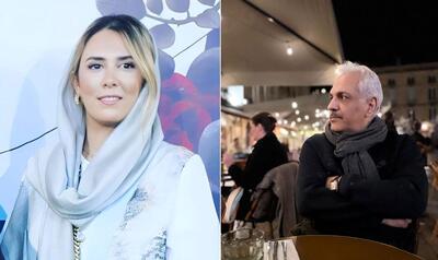  عاشقانه غزال رجبیان برای مهران مدیری در دبی/ عکس