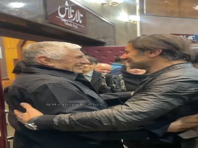  ذوق‌زدگی شدید امین حیایی بعد از دیدن بازیگر مشهور