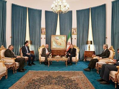  دیدار معاون سیاسی رئیس مجلس لبنان با دبیر شورای عالی امنیت ملی ایران