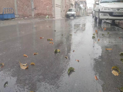  بارش باران در پیرانشهر