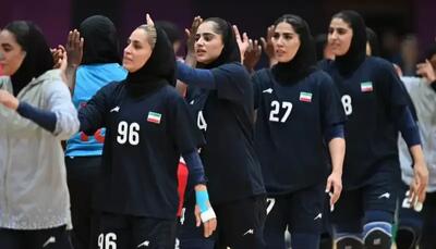  برد شیرین زنان هندبال ایران برابر گینه
