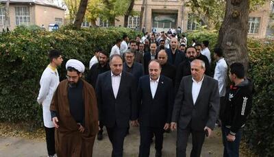  بازگشت وزیر جهاد کشاورزی به هنرستان دوران نوجوانی در تبریز
