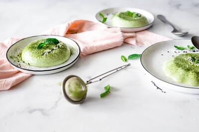  طرز تهیه پاناکوتای چای سبز؛ دسر به سبک ژاپنی