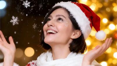  «پردیس احمدیه» در لباس بابانوئل؛ تصاویر جدید بازیگر «از یاد رفته» توسط AI