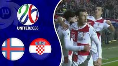  خلاصه بازی کرواسی 3 جزایر فارو 1