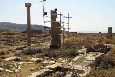  کشف تصویر باستانی «شاه ساسانی» در مرودشت