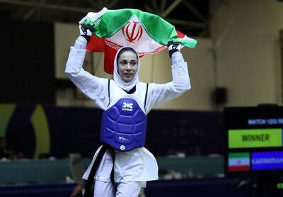  ساینا اولین طلای تکواندوی ایران را مقتدرانه دشت کرد