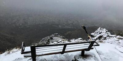  تصویر جذاب از بارش اولین برف پاییزی در تهران