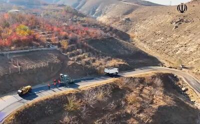  تعریض، زیرسازی و آسفالت راه روستایی اکبرآباد – چاله و آقاگیر در قزوین آغاز شد