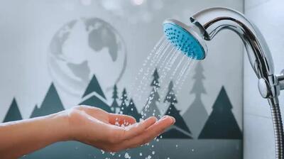 یک ترفند عالی برای کاهش ۵۰درصدی آب در حمام؛ جناب سردوش - چیدانه