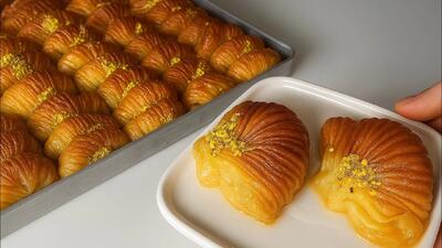  طرز تهیه باقلوا ترکی با مغز هل و دارچین