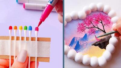  ۱۲ ایده هنری جذاب و آسان نقاشی برای مبتدیان!