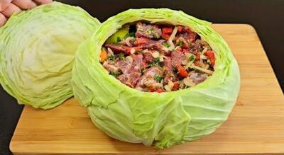  «طرز تهیه یک غذای شگفت انگیز با کلم به سبک رستوران ها»