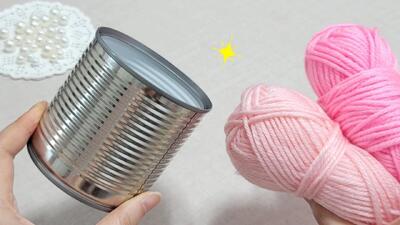  «چگونه با قوطی خالی وسیله ای زیبا و کاربردی بسازیم؟»