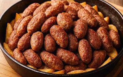  غذا با گوشت چرخکرده و سیب زمینی / شام بی نظیر در ۳۰ دقیقه