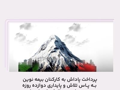  پرداخت پاداش به کارکنان بیمه نوین به پاس تلاش و پایداری دوازده روزه در روز‌های پر چالش خردادماه | اقتصاد24