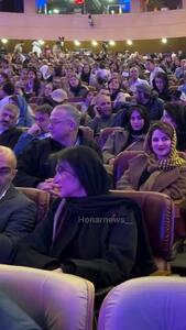  محسن تنابنده و هٌما در کنار هم در یک مراسم سینمایی