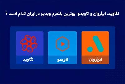  نگاوید، ابرآروان و کاویمو: بهترین پلتفرم ویدیو در ایران کدام است ؟