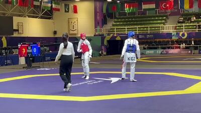  پیروزی هستی محمدی مقابل هوگوپوش قرقیزستان (ویدیو)