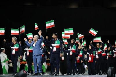  رژه کاروان ایران المپیک ناشنوایان ۲۰۲۵ در توکیو با پرچمداری یاشار وقار