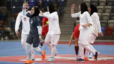  برتری تیم فوتسال دختران ایران برابر بلژیک در مسابقات جهانی