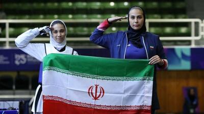  طلای بانوی تکواندوکار ایران در ریاض