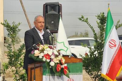  خشت‌گذاری نخستین هنرستان تخصصی گل و گیاه تهران در پاکدشت