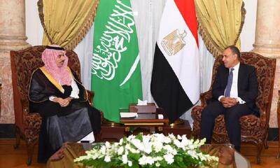  گفت وگوی وزرای خارجه مصر و عربستان درباره غزه و سودان/برگزاری کنفرانس بین‌المللی قاهره