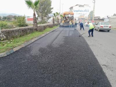  عملیات آسفالت پروژه کمربندی تالش آغاز شد
