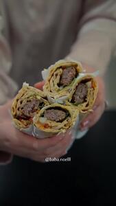 ساندویچ کره کباب❤️🌯🧈