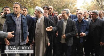  احمدی نژاد در مراسم تشییع خواهرش | جهان نیوز