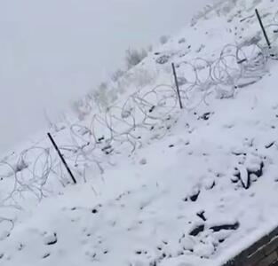  بالاخره برف و باران بارید: برخی روستاها و مناطق استان آذربایجان‌غربی سفیدپوش شد