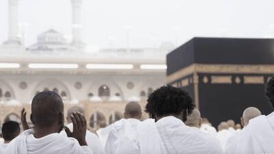  ببینید| نماز باران در مسجدالحرام اقامه شد
