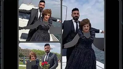  عکس ها / ازدواج پسر ایرانی با پیرزن 90 ساله انگلیسی : من عاشقشم بخاطر ثروتش باهاش ازدواج نکردم و ... / عاشقانه های تایتانیکی که ...