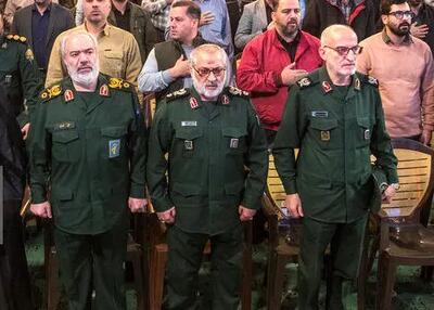  عکسی که ایسنا از چند مقام ارشد سپاه منتشر کرد