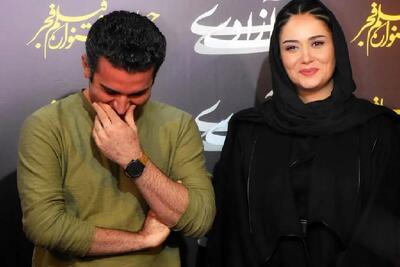  آواز شاد؛ رقص هوتن شکیبا تو مراسم نامزدی فقط که میگه بریم برقصیم