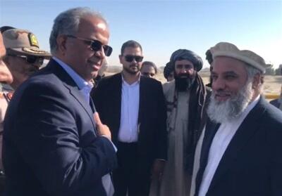  وزیر صنعت و تجارت افغانستان وارد سیستان و بلوچستان شد + فیلم