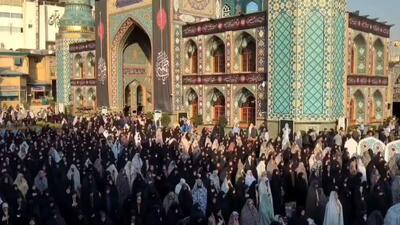  ساکنان تهران در بحبوحه بحران آب ناشی از خشکسالی چند ساله، نماز برای طلب باران برگزار کردند