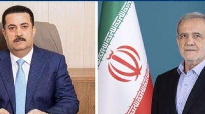  گفت‌وگوی تلفنی رئیس‌جمهور ایران با نخست‌وزیر عراق