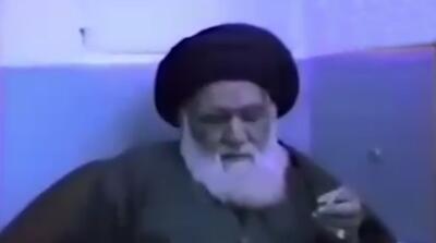  تصاویر سیگار کشیدن یک مرجع تقلید