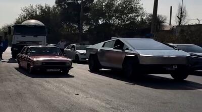  کورس تسلا سایبرتراک با پیکان در تهران!