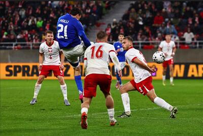  سوپرگل نیکولو پیسیلی بازیکن تیم ملی زیر 21 ساله‌های ایتالیا به لهستان