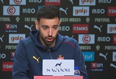  برونو فرناندز: اخراج رونالدو مقابل ایرلند کارمان را دشوارتر کرد؛ رویای ما فتح جام جهانی است