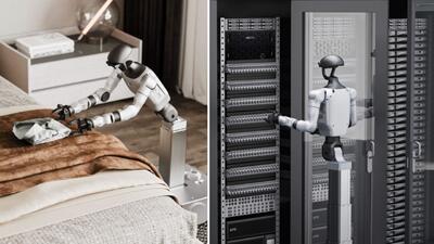  چین با ربات انسان‌نمای چرخ‌دار G1-D، سرعت و دقت را به محیط کار می‌ آورد