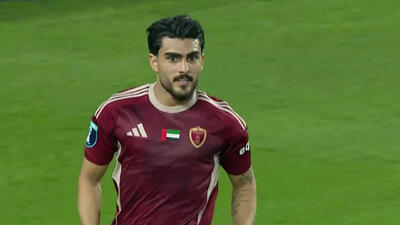  گل تساوی الوحده برابر خورفکان توسط رضا غندی‌پور